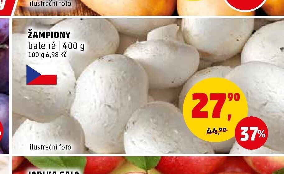 Žampiony balené - Penny Market aktualniletaky.eu
