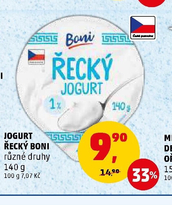 JOGURT ŘECKÝ BONI - Penny Market aktualniletaky.eu