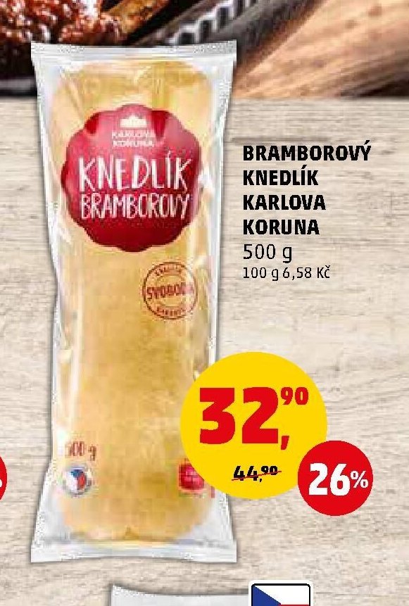 Bramborový knedlík Karlova Koruna - Penny Market aktualniletaky.eu