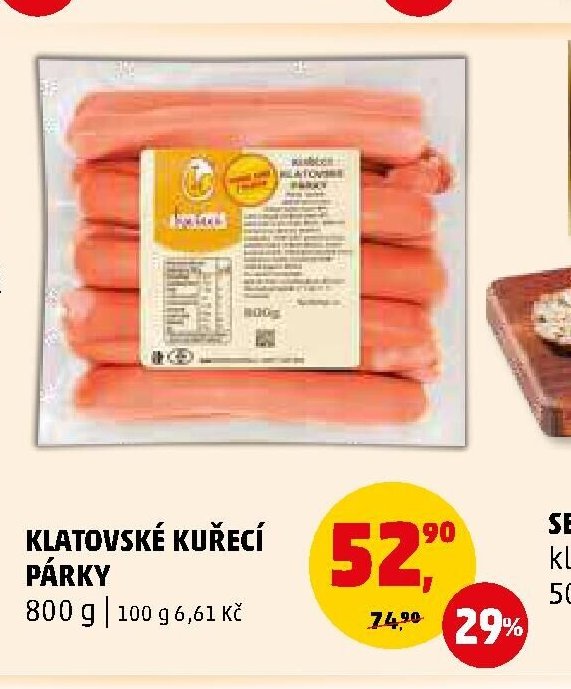 KLATOVSKÉ KUŘECÍ PÁRKY - Penny Market aktualniletaky.eu