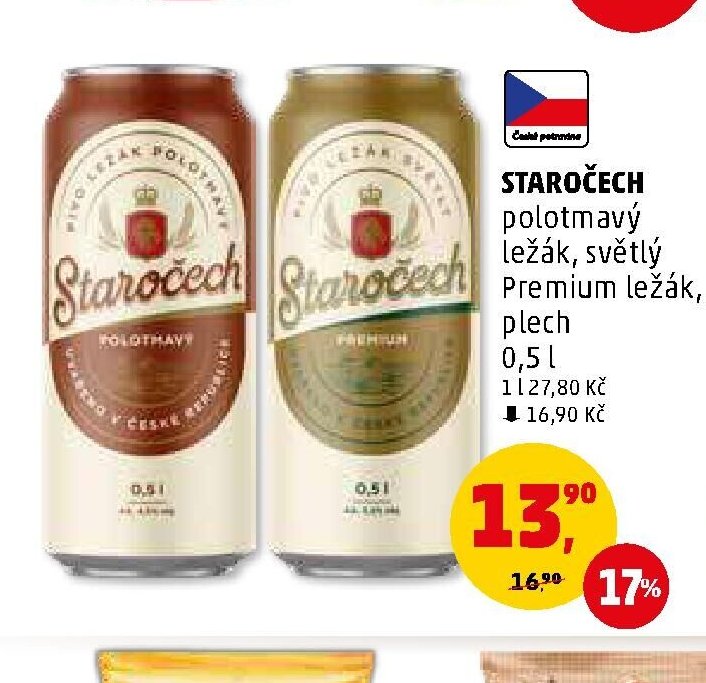 Staročech polotmavý ležák, Premium ležák - Penny Market aktualniletaky.eu