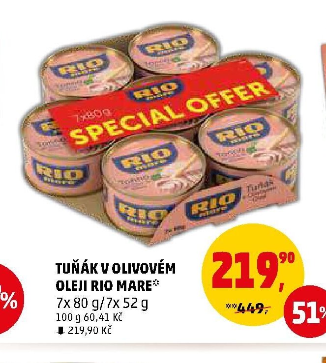 TUŇÁK V OLIVOVÉM OLEJI RIO MARE - Penny Market aktualniletaky.eu