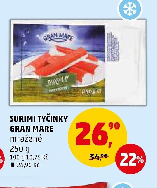 SURIMI TYČINKY GRAN MARE mražené - Penny Market aktualniletaky.eu