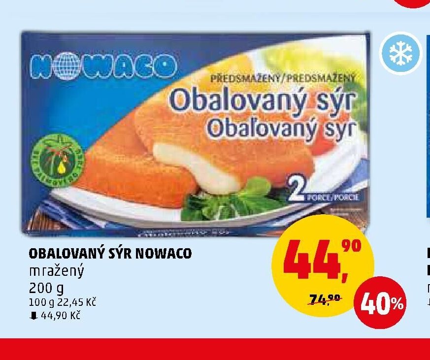 OBALOVANÝ SÝR NOWACO mražený - Penny Market aktualniletaky.eu