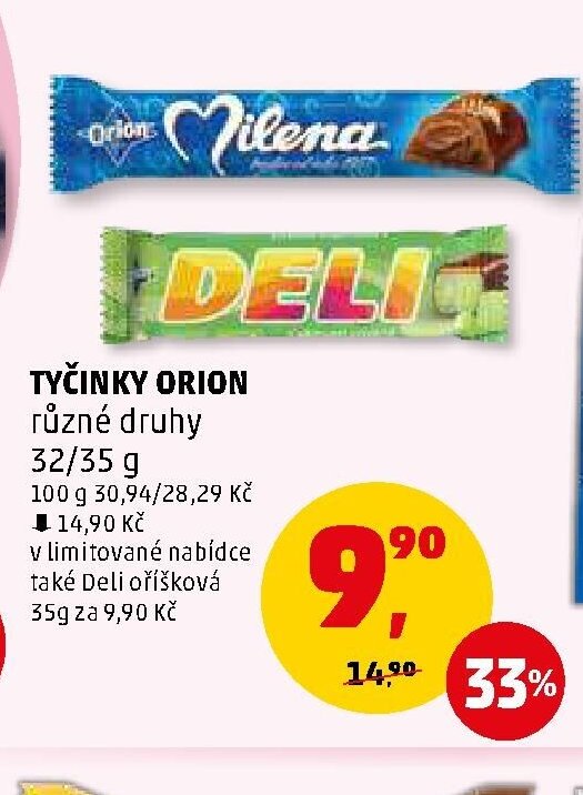 TYČINKY ORION - Penny Market aktualniletaky.eu