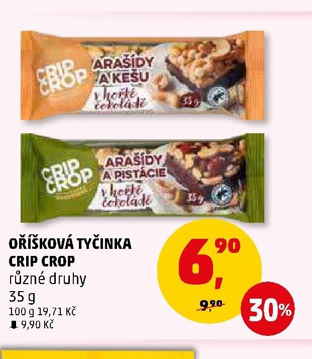 OŘÍŠKOVÁ TYČINKA CRIP CROP 35 g - Penny Market aktualniletaky.eu