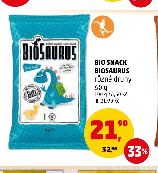 BIO SNACK BIOSAURUS - Penny Market aktualniletaky.eu