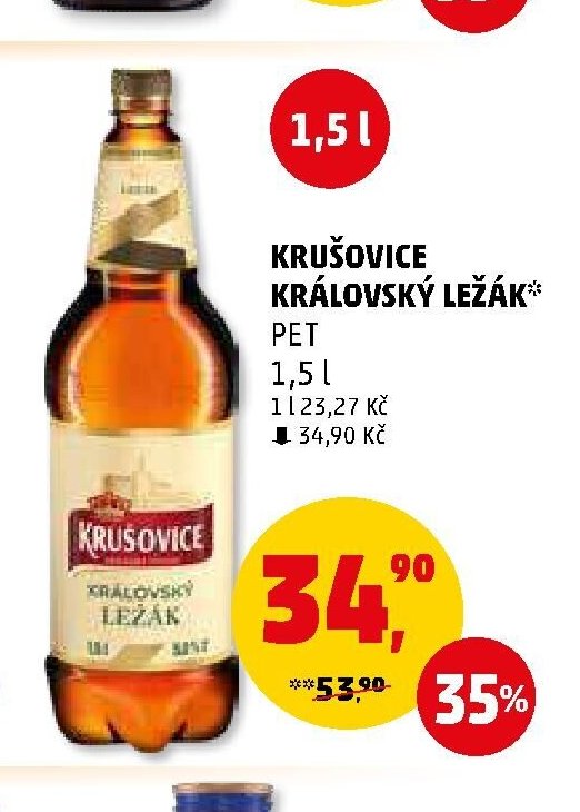 KRUŠOVICE KRÁLOVSKÝ LEŽÁK PET 1,5 l - Penny Market aktualniletaky.eu