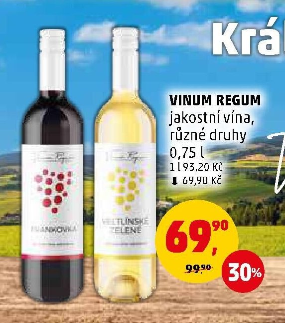VINUM REGUM jakostní vína - Penny Market aktualniletaky.eu