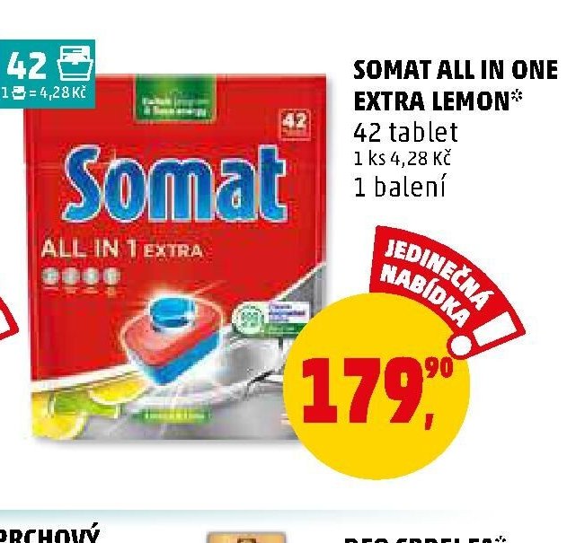 SOMAT ALL IN ONE EXTRA LEMON - Penny Market aktualniletaky.eu