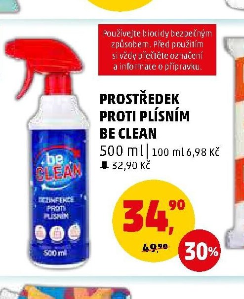 PROSTŘEDEK PROTI PLÍSNÍM BE CLEAN - Penny Market aktualniletaky.eu