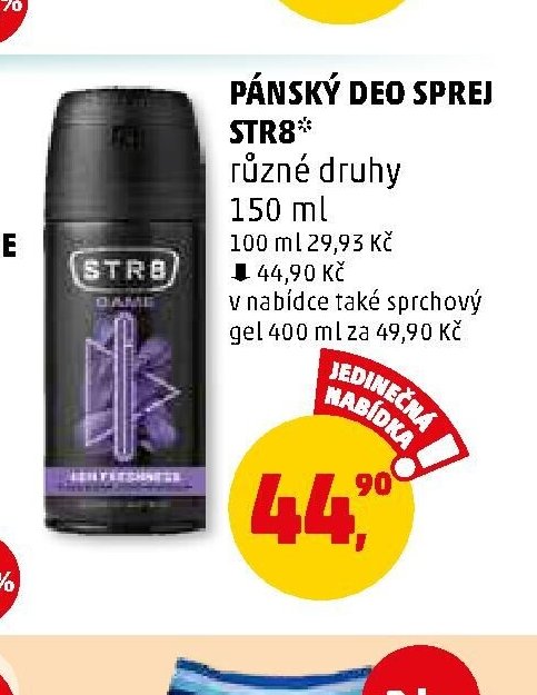 Pánský deo sprej Str8 - Penny Market aktualniletaky.eu