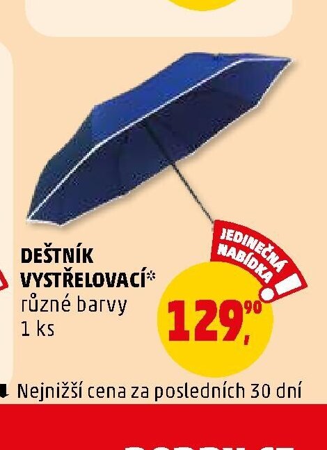 Deštník vystřelovací - Penny Market aktualniletaky.eu