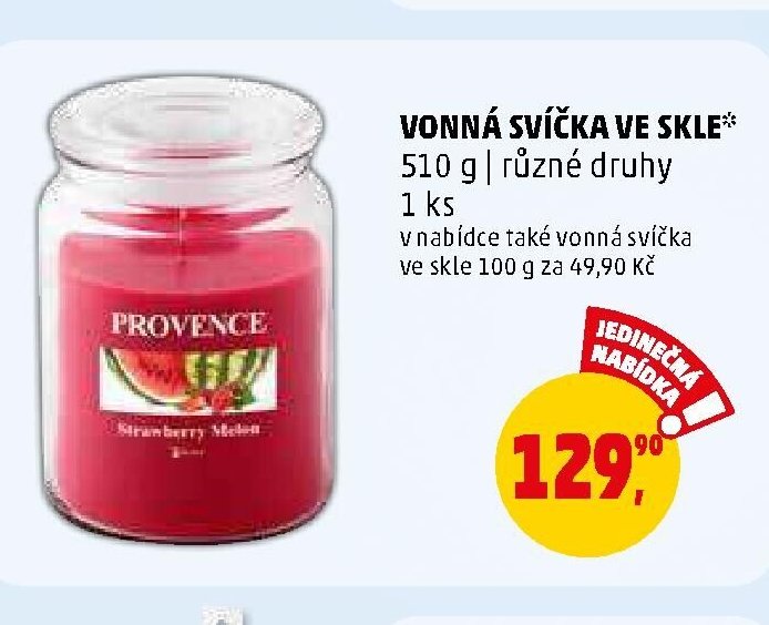 VONNÁ SVÍČKA VE SKLE* - Penny Market aktualniletaky.eu