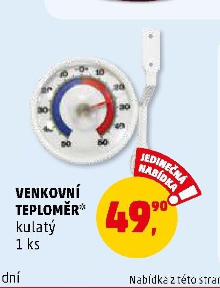 VENKOVNÍ TEPLOMĚR* - Penny Market aktualniletaky.eu