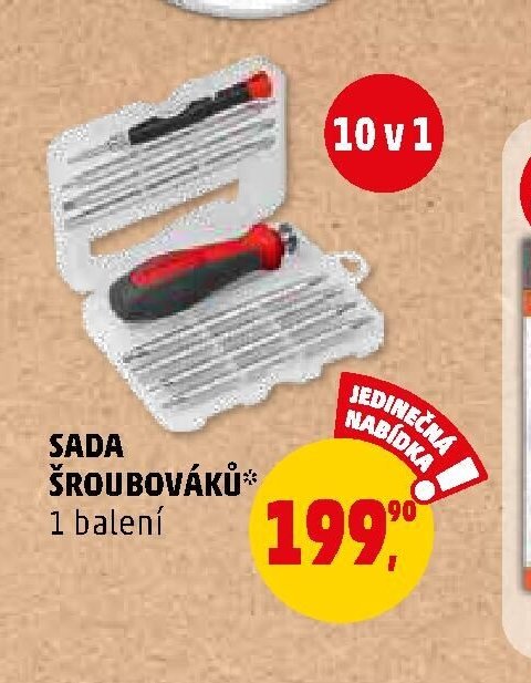 SADA ŠROUBOVÁKŮ - Penny Market aktualniletaky.eu