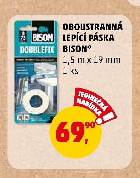 OBOUSTRANNÁ LEPÍCÍ PÁSKA BISON - Penny Market aktualniletaky.eu