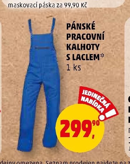 PÁNSKÉ PRACOVNÍ KALHOTY S LACLEM - Penny Market aktualniletaky.eu