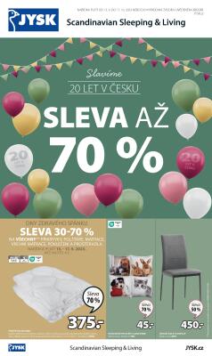 aktuální leták Jysk 13.9.2023-17.9.2023