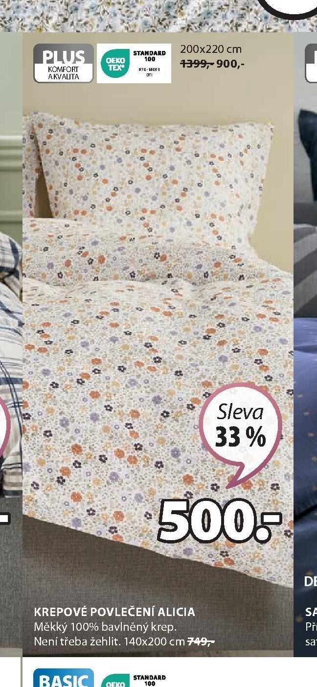 KREPOVÉ POVLEČENÍ ALICIA