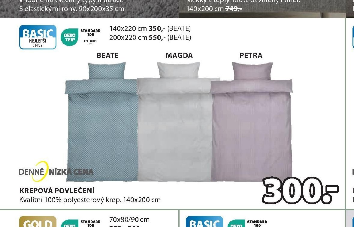 KREPOVÉ POVLEČENÍ