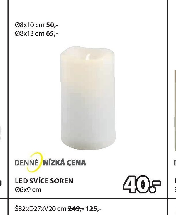 LED SVÍCE SOREN