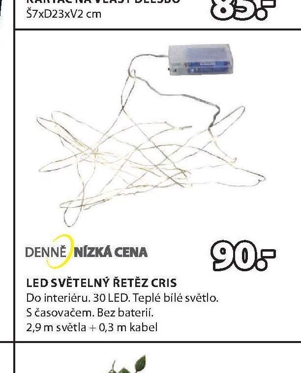 LED SVĚTELNÝ ŘETĚZ CRIS
