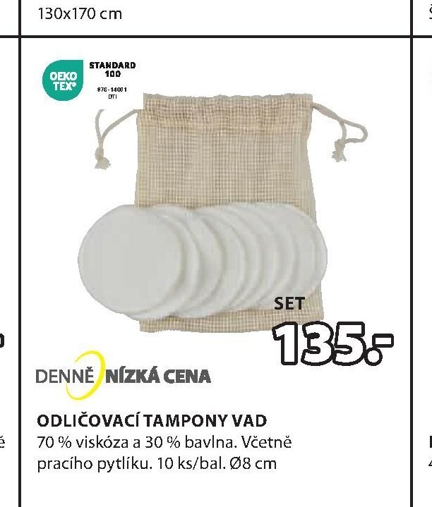 ODLIČOVACÍ TAMPONY VAD