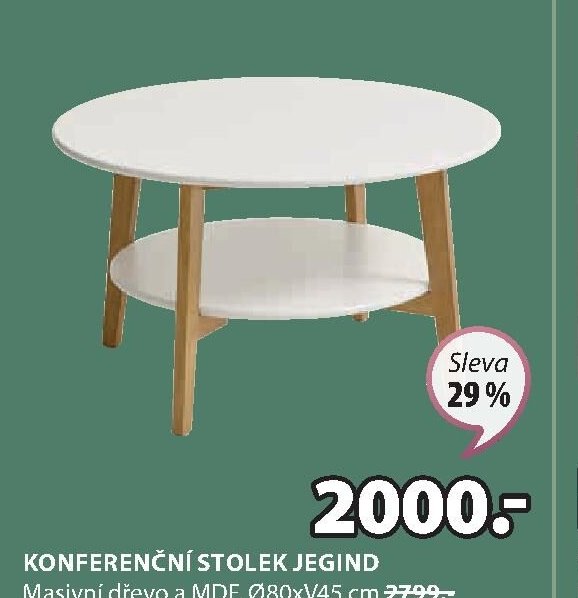 KONFERENČNÍ STOLEK JEGIND