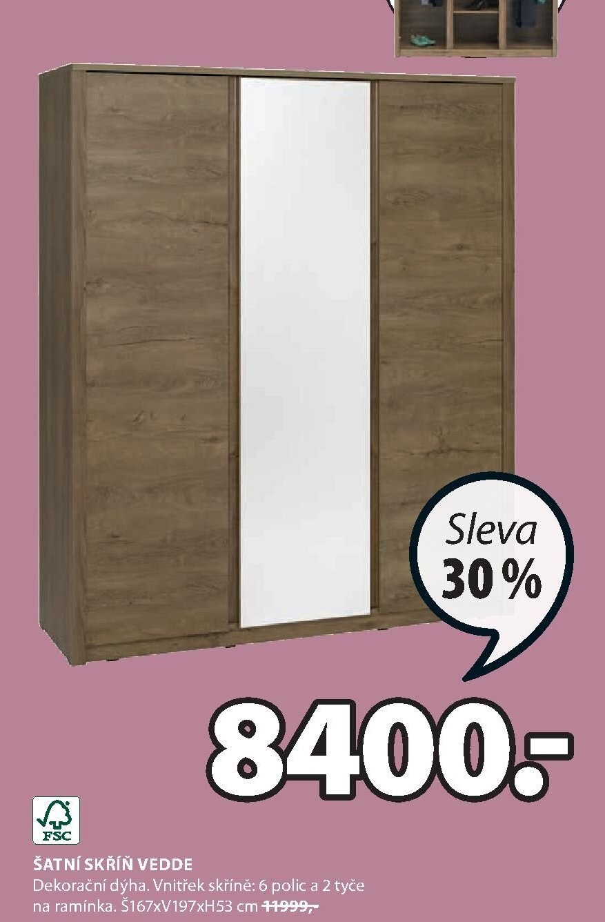 ŠATNÍ SKŘÍŇ VEDDE