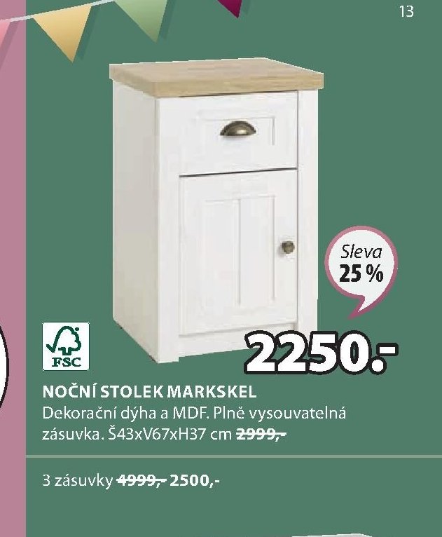 NOČNÍ STOLEK MARKSKEL