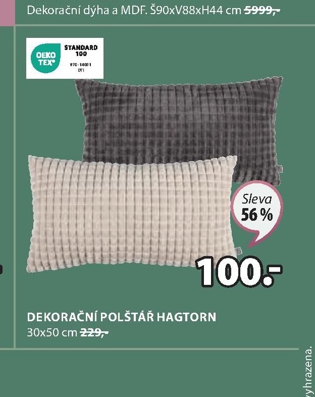 DEKORAČNÍ POLŠTÁŘ HAGTORN