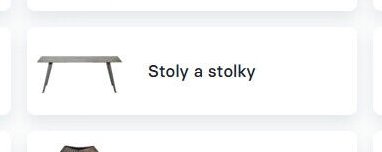 Stoly a stolky