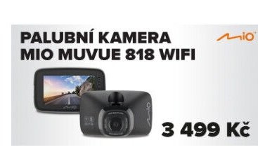 Palubní kamera Mio Mivue 818 WiFi