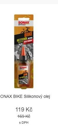 SONAX BIKE Silikonový olej
