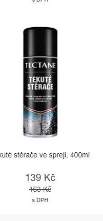 Tekuté stěrače ve spreji, 400ml