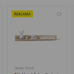 Nástěnná police James Wood