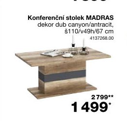 Konferenční stolek MADRAS