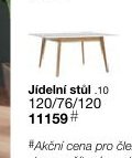 Jídelní stůl .10 120/76/120