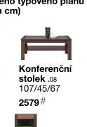 Konferenční stolek .08 107/45/67