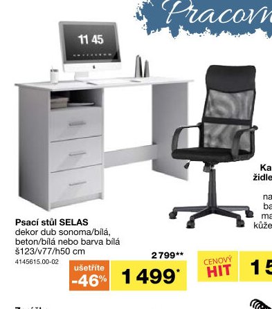 Psací stůl SELAS