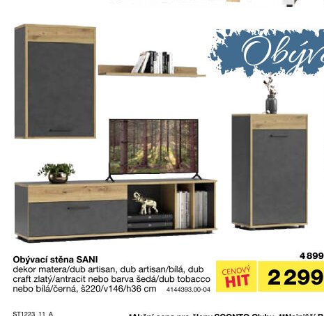 Obývací stěna SANI