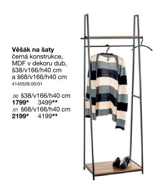 Věšák na šaty
