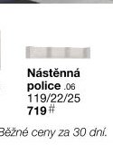 Nástěnná police ANGEL .06