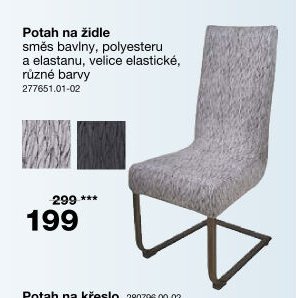Potah na židle