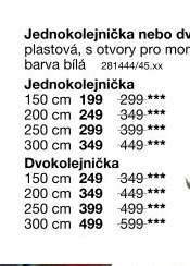 Jednokolejnička nebo dvoukolejnička