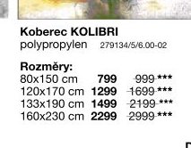 Koberec KOLIBRI