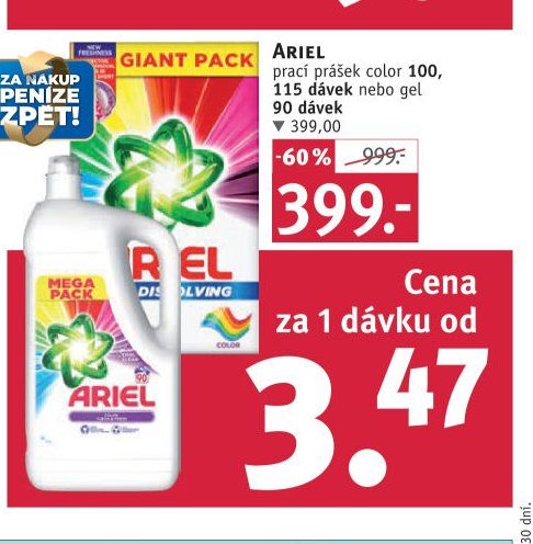 Ariel prací prášek