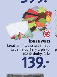 IDEENWELT kreativní filcová sada nebo sada na obrázky z písku, různé druhy, 1 ks