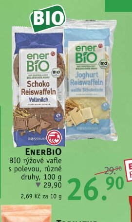 enerBIO rýžové vafle